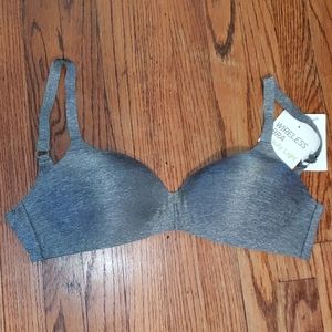 NWT Uniqlo Grey Bra